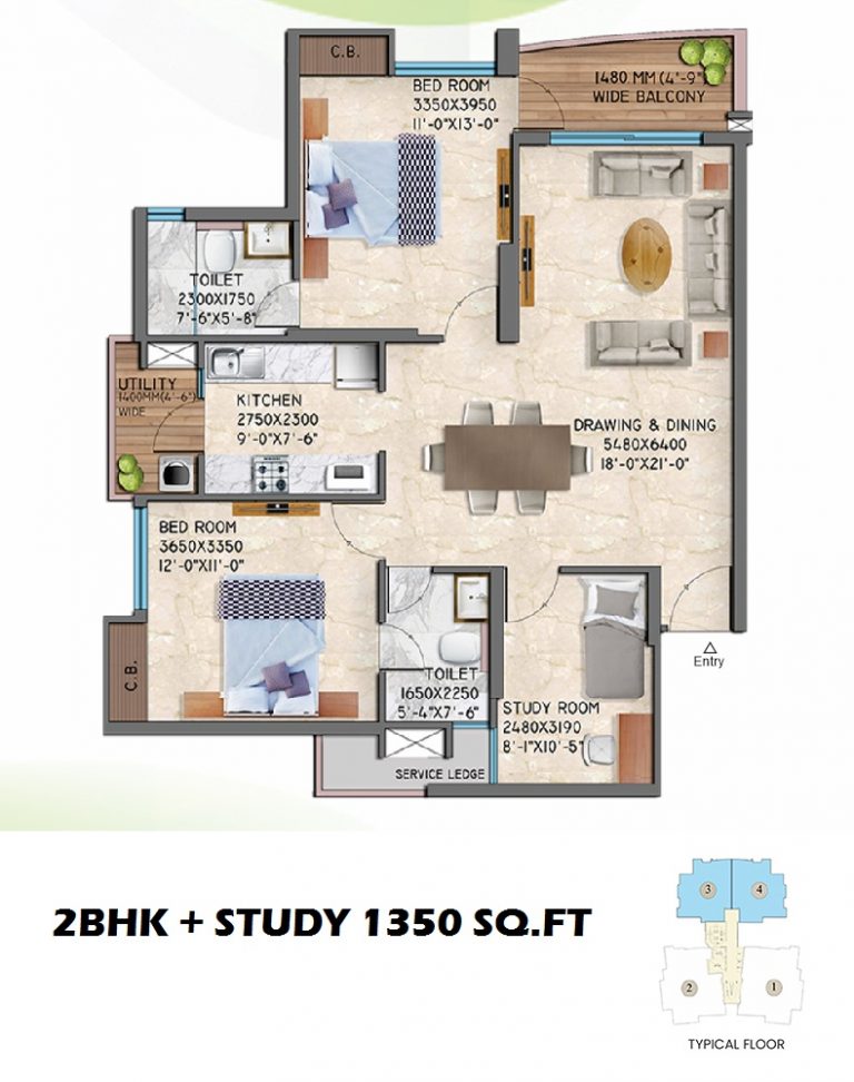 Great Value Anandam 2 & 3 BHK Luxury Tower in Sharanam, Noida