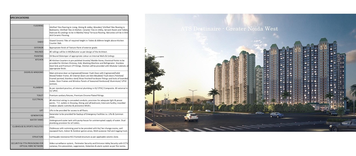 ats destinaire specification