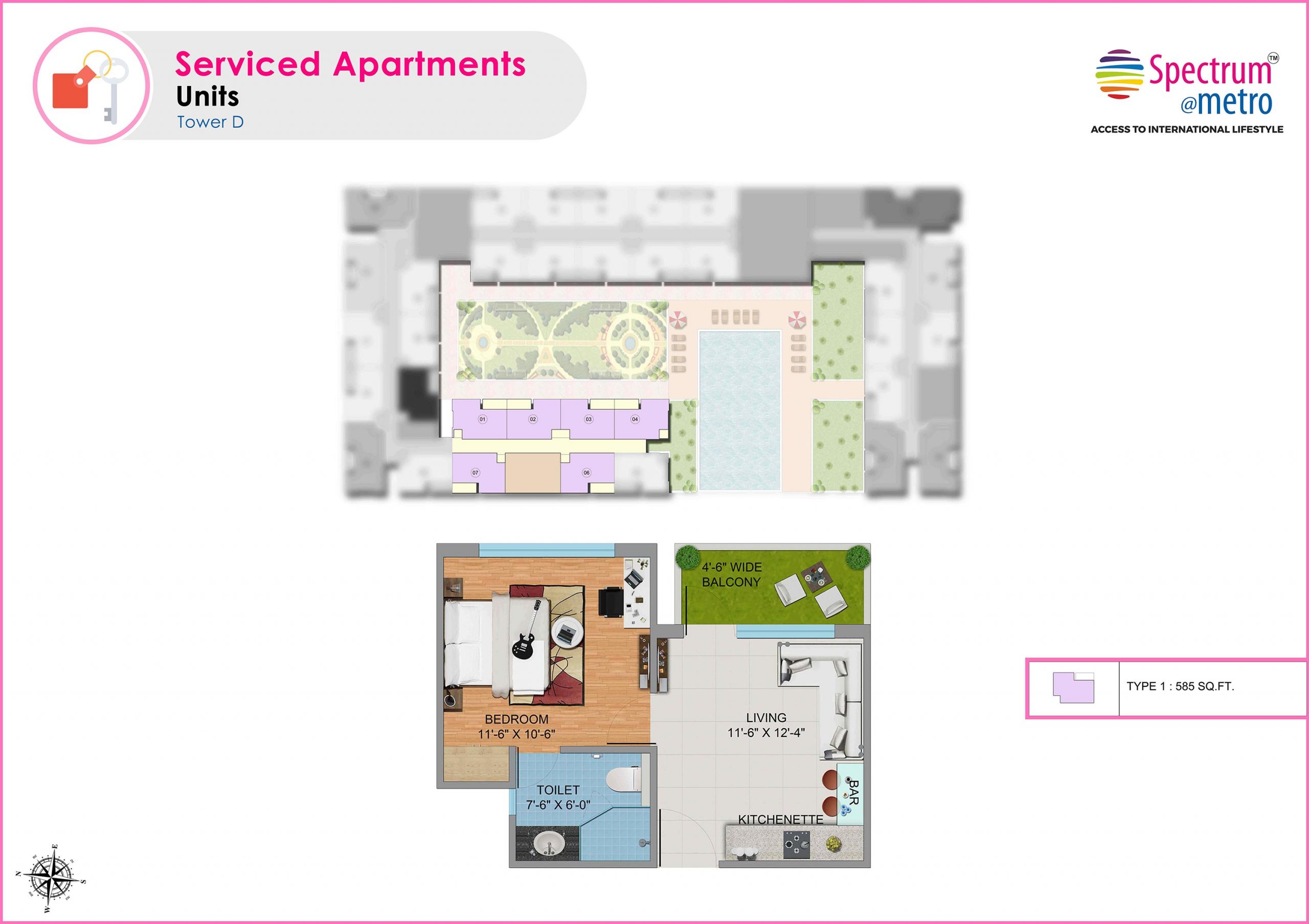 spectrum@metro serviced-apartment-floor-plan