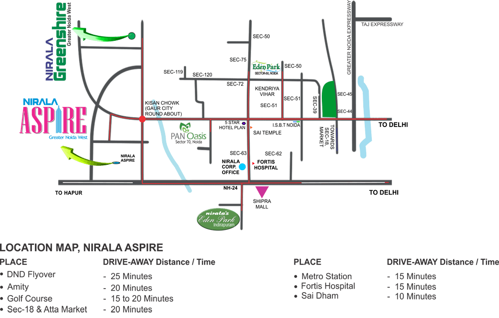 Nirala-Aspire-location-map