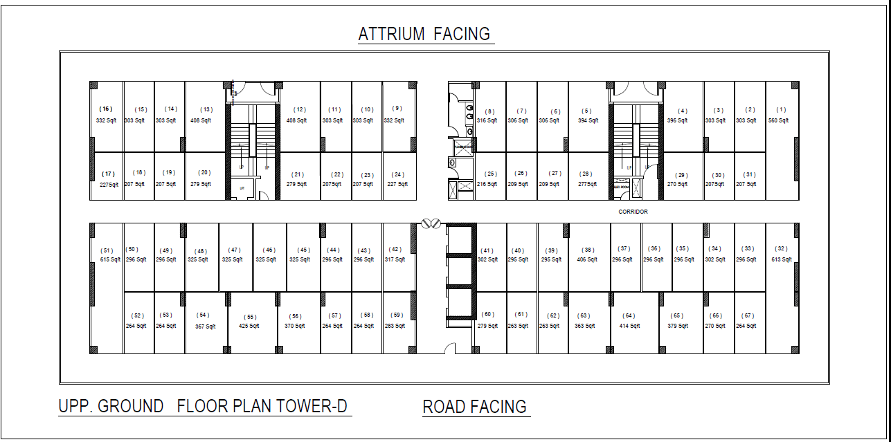 Floor Plan Retail Noida World One