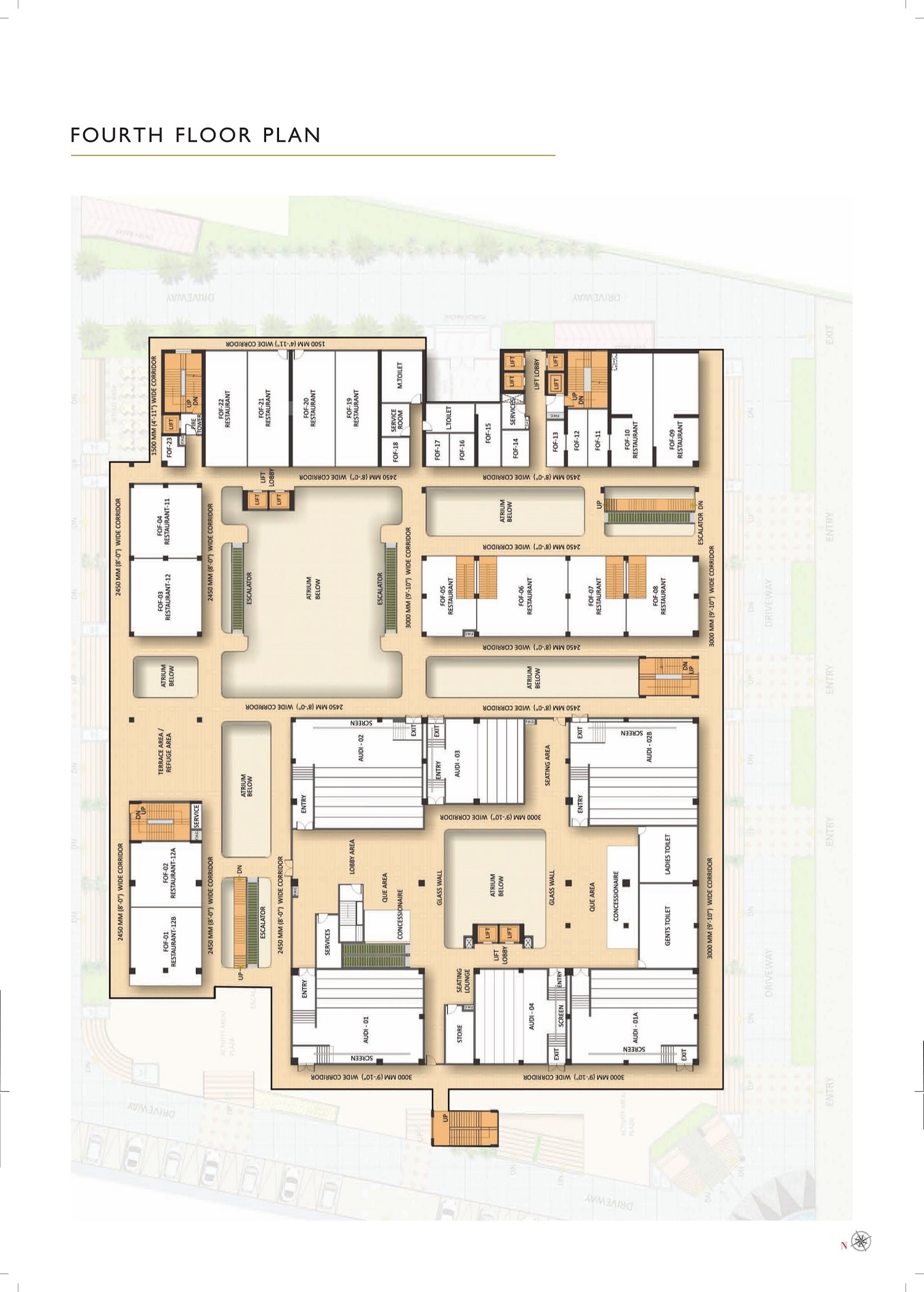 fourth floor plan