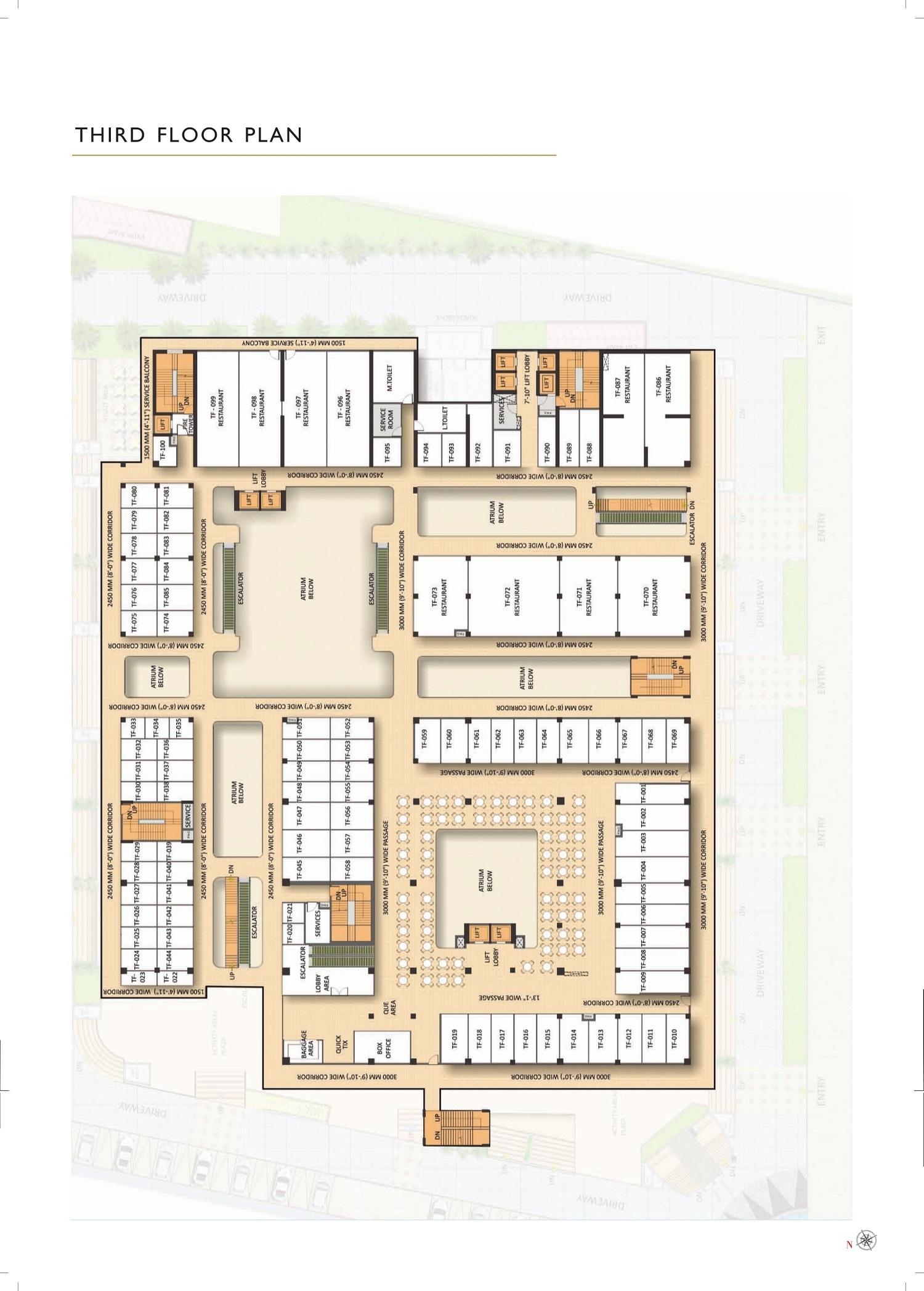 third floor plan