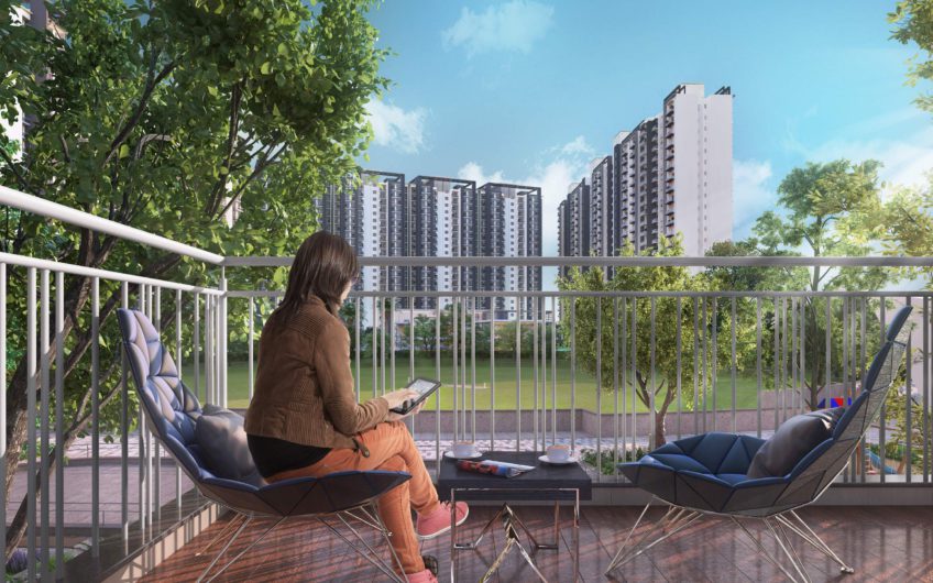 2 BHK 1155 SQ.FT FLAT IN ELDECO LIVE BY THE GREENS